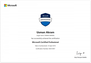 MCP E924-0957 certificate